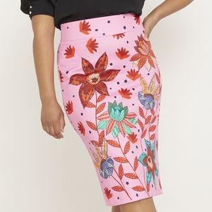 Neoprene Pencil Skirt